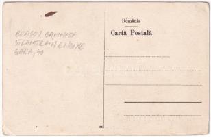 Négyfalu, Sacele; Gara Darste-Sacele / vasútállomás, gőzmozdony, vonat / railway station, locomotive...