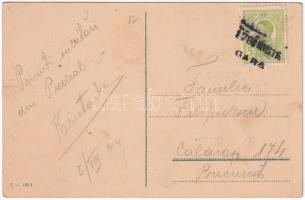 1914 Predeál, Predeal; látkép, nyaralók / general view, villas (szakadás / tear)