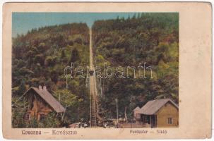 Kovászna, Covasna; sikló, iparvasút / Funicular, industrial railway (EM)