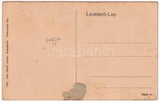 Szamosújvár, Gherla; Főgimnázium, Víz utca, Kir. Járásbíróság. Anka Sándor kiadása / grammar school,...