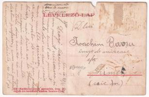 1920 Szamosújvár, Gherla; M. kir. állami főgimnázium, Járásbíróság. Karátsonyi Gyula kiadása / gramm...