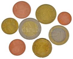 Szlovákia 2009. 1c - 2E (8xklf) T:UNC,AU Slovakia 2009. 1 Cent - 2 Euro (8xdiff) C:UNC,AU