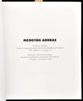 Mengyán András. Kiállítási katalógus. Bp., 1995., Műcsarnok. Magyar és angol nyelven. Gazdag képanya...