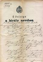 1890 Ő Felsége a király nevében szóló ítélet