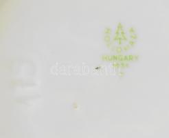 Hollóházi szüret mintás korsó, hibátlan, jelzéssel, m: 15,5 cm