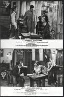 cca 1973 ,,Lányarcok a tükörben című magyar film jelenetei és szereplői, 3 db vintage produkciós filmfotó, ezüst zselatinos fotópapíron, 18x24 cm