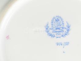 Herendi Apponyi mintás 4 darabos tétel: ékszertartó, kínáló, kaspó, jelzéssel, hibátlan, d: 10-13,5 ...