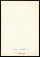 Perei Zoltán (1913-1992): Ex libris Dr. Gombos László (Biblia pauperum Sámson). Fametszet, papír. Je...