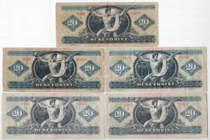 1962-1980. 20Ft (5xklf) T:F