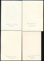 Klf. alkotók (Menyhárt József, Meskó Anna-Póka György, Fery Antal, Várkonyi Károly stb.): 10 db ex l...