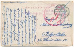 1915 Herkulesfürdő, Baile Herculane; Mikor érkeztem és mikor elutaztam. Humoros montázs fürdő szállo...