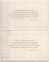 2000. 2000Ft "Millennium" (2x) sorszámkövetők "MM 0286166 - MM 0286167" mindkett...