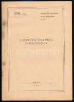 1956 MDP Központi vezetőség tájékoztatója, szigorúan bizalmas, Rákosi Mátyás levelének, Hegedüs András felszólalásának és Gerő Ernő beszédének közlésével, 16 p, 6553 sz. példány, tűzött kötés mentén foltos, apró lapszéli szakadásokkal