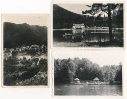 3 db RÉGI erdélyi képeslap fürdőkről: Szováta és Tusnád / 3 pre-1945 Transylvanian spa town postcards