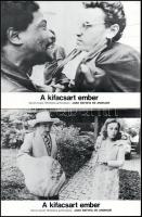 cca 1981 ,,A kifacsart ember" című brazil film jelenetei és szereplői, 6 db produkciós filmfotó...