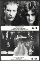 cca 1982 ,,Szárnyas fejvadász című amerikai sci-fi jelenetei és szereplői, 8 db vintage produkciós filmfotó ezüst zselatinos fotópapíron, a használatból eredő (esetleges) kisebb hibákkal, 18x24 cm