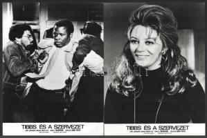 cca 1971 ,,Tibbs és a szervezet" című amerikai bűnügyi film jelenetei és szereplői, 11 db vinta...