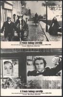 cca 1981 ,,A francia hadnagy szeretője" című angol filmdráma jelenetei és szereplői, 12 db prod...