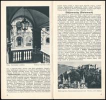cca 1930 Ausztria, magyar nyelvű idegenforgalmi ismertető prospektus, fekete-fehér képekkel, kihajth...