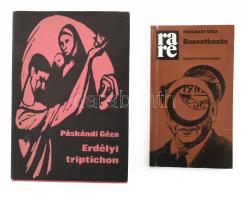 Páskándi Géza: Beavatkozás. Magvető, 1980 + Erdélyi triptichon, Magvető, 1984. Mindkettő Szekrényesi...