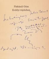 Páskándi Géza: Beavatkozás. Magvető, 1980 + Erdélyi triptichon, Magvető, 1984. Mindkettő Szekrényesi...