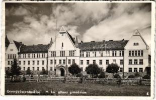 1943 Gyergyószentmiklós, Gheorgheni; M. kir. állami főgimnázium / grammar school (Rb)