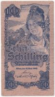 Ausztria 1945. 10Sch, I. kiadás T:XF Austria 1945. 10 Schilling, 1st issue C:XF Krause P#114