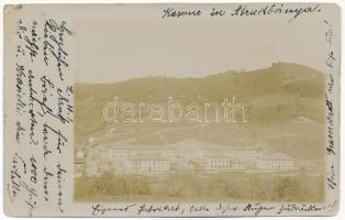 1898 (Vorläufer) Abrudbánya, Abrud; kaszárnya / K.u.k. military barracks. photo (r)
