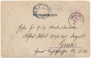 1898 (Vorläufer) Abrudbánya, Abrud; kaszárnya / K.u.k. military barracks. photo (r)