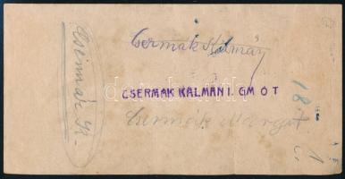 Árkád bazár reklámos számolócédula