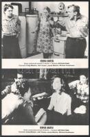 cca 1981 ,,Georgia barátai című amerikai filmdráma jelenetei és szereplői, 10 db produkciós filmfotó nyomdatechnikával sokszorosítva, kartonlapon egyoldalas nyomtatással, a használatból eredő (esetleges) kisebb hibákkal, 18x24 cm