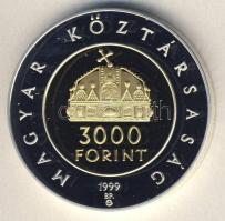 1999. 3000Ft Ag "Államalapítás 1000. évfordulója" T:PP Csak 5000db!