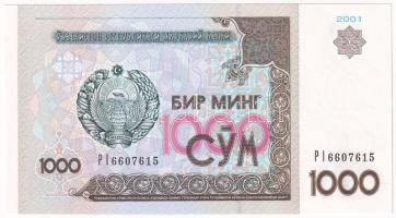 Üzbegisztán 2001. 1000S T:UNC vágott Uzbekistan 2001. 1000 Som C:UNC cutted Krause P#82