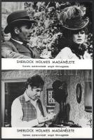 cca 1970 ,, Sherlock Holmes magánélete" című angol filmvígjáték jelenetei és szereplői, 24 db v...