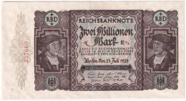 Németország / Weimari Köztársaság 1923. 2.000.000M T:F  Germany / Weimar Republic 1923. 2.000.000 Mark C:F  Krause P#89