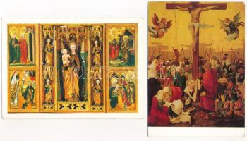 35 db MODERN vallási motívum képeslap / 35 modern religious motive postcards