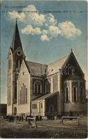 Mecsekszabolcs (Pécs), Az új románstílű romai katolikus templom. Consecráltatott 1912. X. 13-án