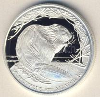 2000. 3000Ft Ag "Veszélyeztetett állatvilág-hód" T:PP Csak 7000db!