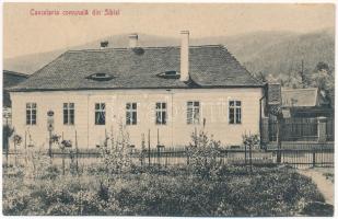 Szibiel, Bodapataka, Budenbach, Sibiel; Cancelaria comuala / Községháza. Joan Toparcean / town hall