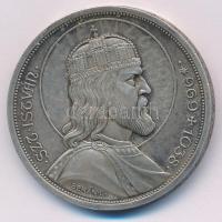 1938. 5P Ag "Szent István" T:AU kis ph., patina Adamo P8.1