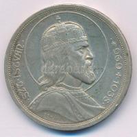 1938. 5P Ag "Szent István" T:XF kis ph., karc, patina Adamo P8.1