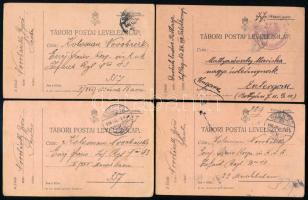 cca 1914-16 I. világháborús tábori posta, össz. 16 db, részben Szentesre postázva, egyik Mattyasovszky Máriának Esztergomba küldve.