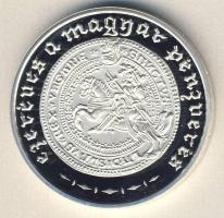 2001. 3000Ft Ag "1000 éves a magyar pénzverés" T:PP Csak 5000db!