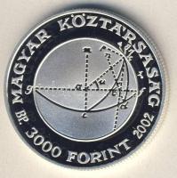 2002. 3000Ft Ag "Bolyai János" T:PP Csak 3000db!