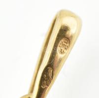 Arany (Au) 14K méhecske medál, jelzett, 1,8×1,4 cm, bruttó: 0,9 g