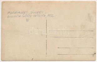 1922 Máragyulafalva, Ludwigsdorf, Giulesti (Máramaros, Maramures); Biserica / Görögkatolikus templom...