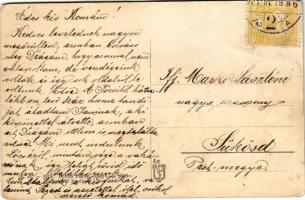 Lőcse, Levoca; Vár részlet és főgimnázium. Braun Fülöp kiadása / castle, school (EB)