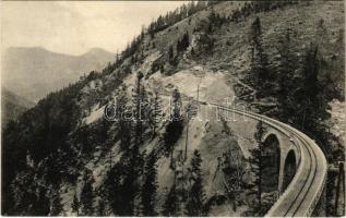 1907 Mariazeller Bahn, Partie zwischen Annaberg und Gösing / railway bridge