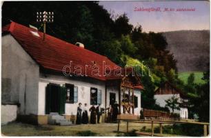 Szklenófürdő, Sklené Teplice; M. kir. postahivatal / post office