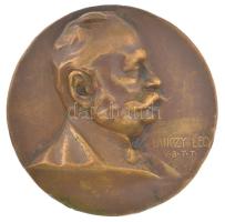 Murányi Gyula (1881-1920) DN "Lánczy Leó V 8 T T" bronz emlékérem (50mm) T:XF patina, ph, kis ü. HP 3673.